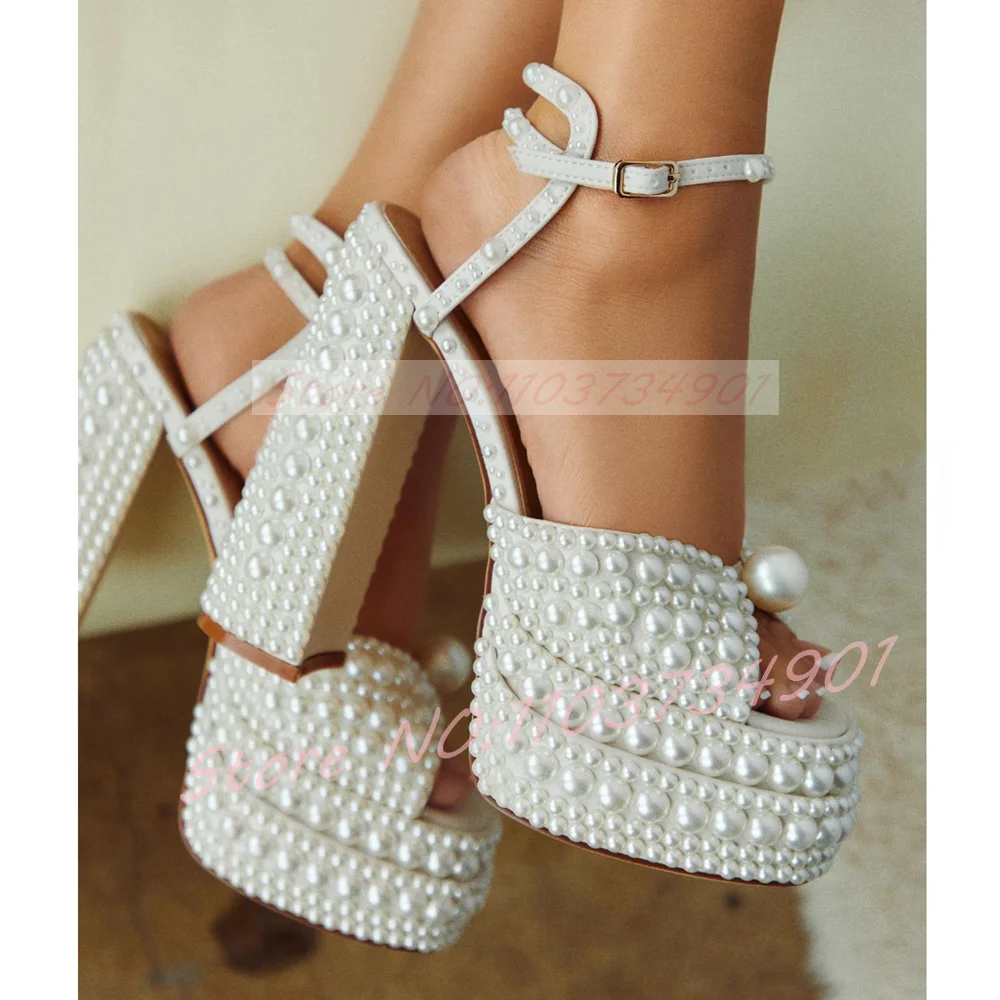 Women's White Pearl Platform S - đánh giá và giá Women'S Shoes Quality