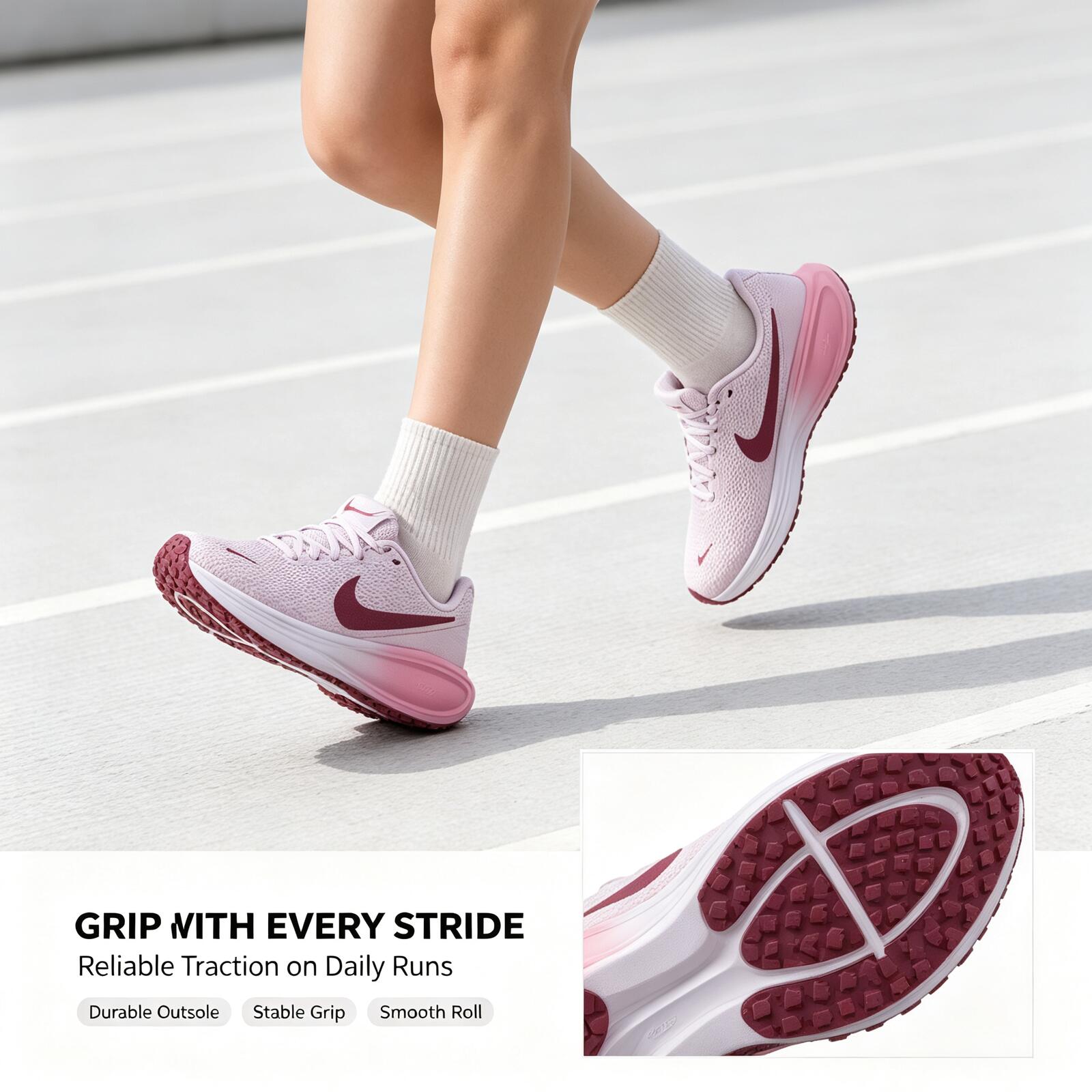 Nike Women Pink Running Shoes  - đánh giá và giá Women Shoes Running Nike