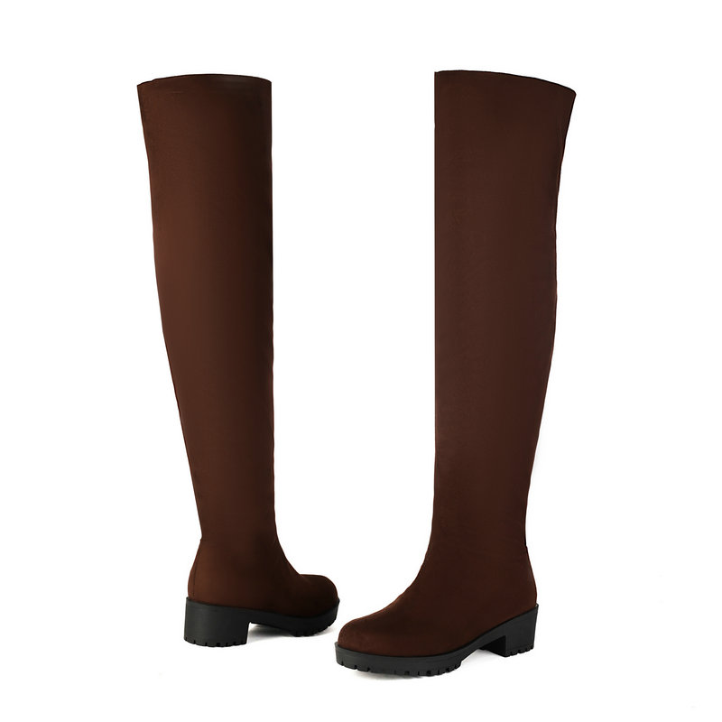 Faux Suede Leather Flock Slip- - đánh giá và giá Sock Boot Women