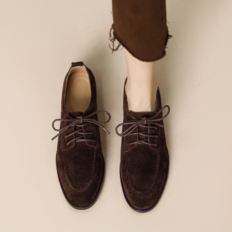 2025 Spring and Autumn New Wom - đánh giá và giá Oxford Lace Up Women