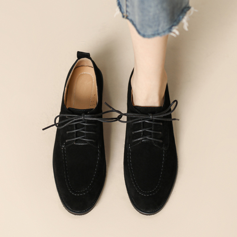 2025 Spring and Autumn New Wom - đánh giá và giá Oxford Lace Up Women