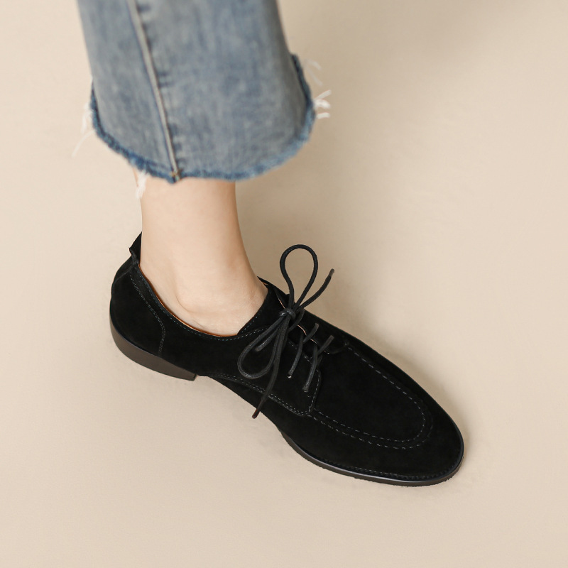 2025 Spring and Autumn New Wom - đánh giá và giá Oxford Lace Up Women