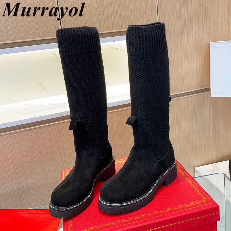 Knee High Boots Autumn Winter  - đánh giá và giá Sock Boot Women