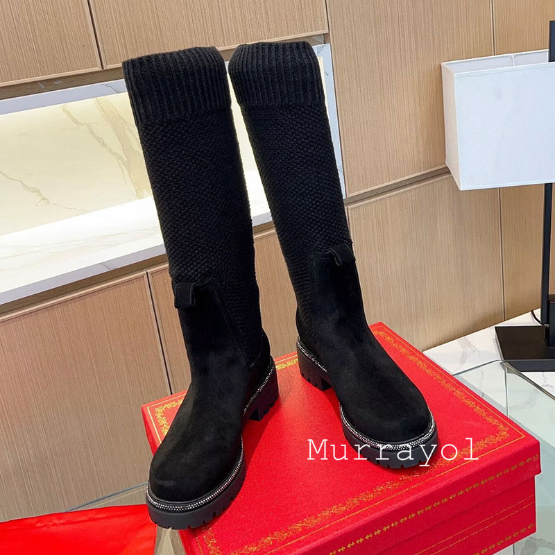 Knee High Boots Autumn Winter  - đánh giá và giá Sock Boot Women