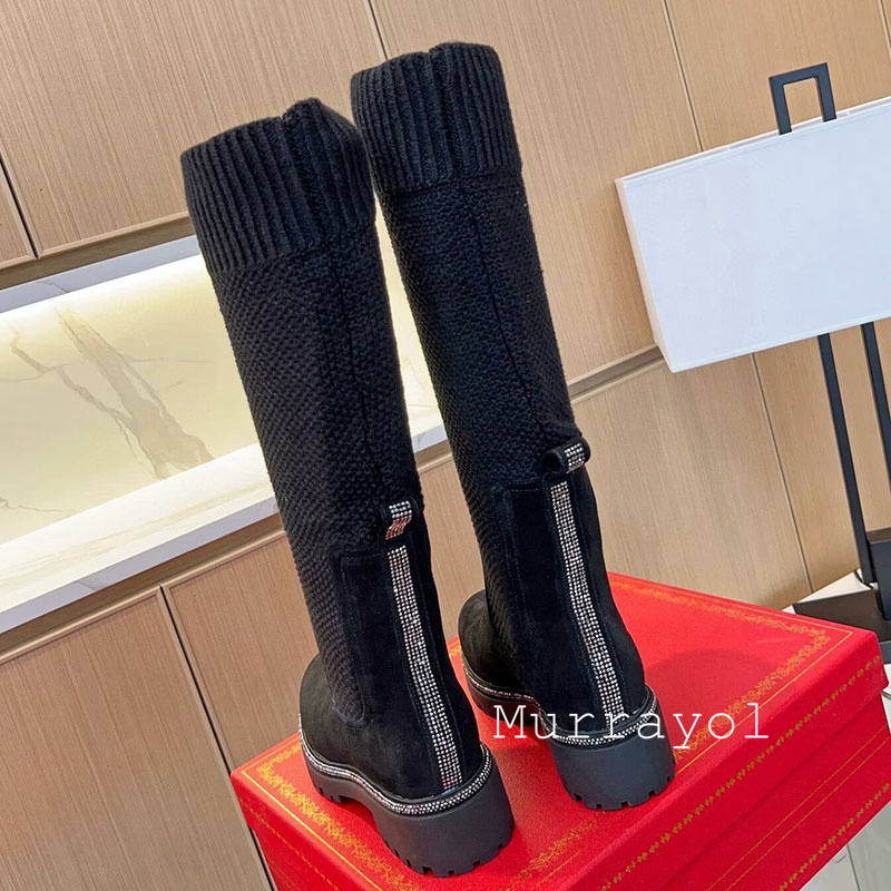 Knee High Boots Autumn Winter  - đánh giá và giá Sock Boot Women